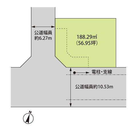 山武市日向台15-7区画図