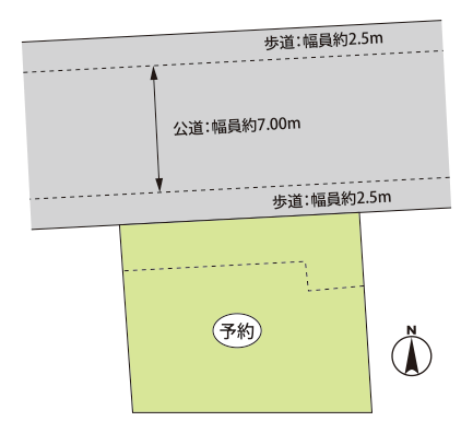 東金市日吉台三丁目区画図