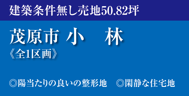 茂原市小林新築戸建て分譲