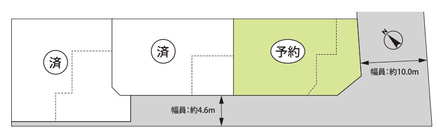 山武市成東2491-1区画図