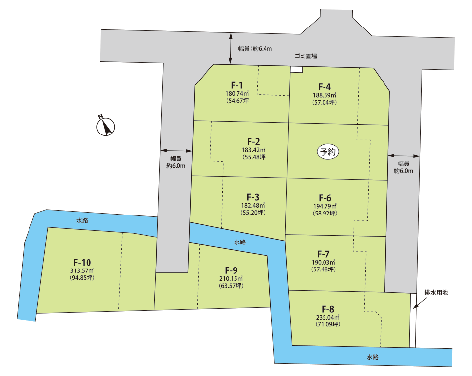 大網白里市大網209-3区画図