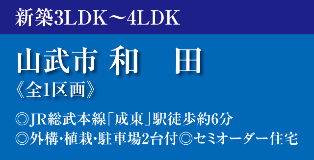 山武市和田335-4新築戸建分譲